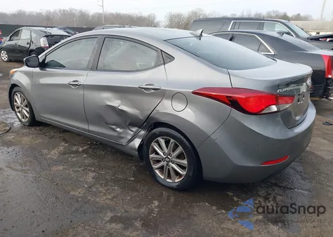 2014 Hyundai Elantra Se from USA, damaged, VIN 5NPDH4AE0EH490767